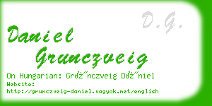 daniel grunczveig business card